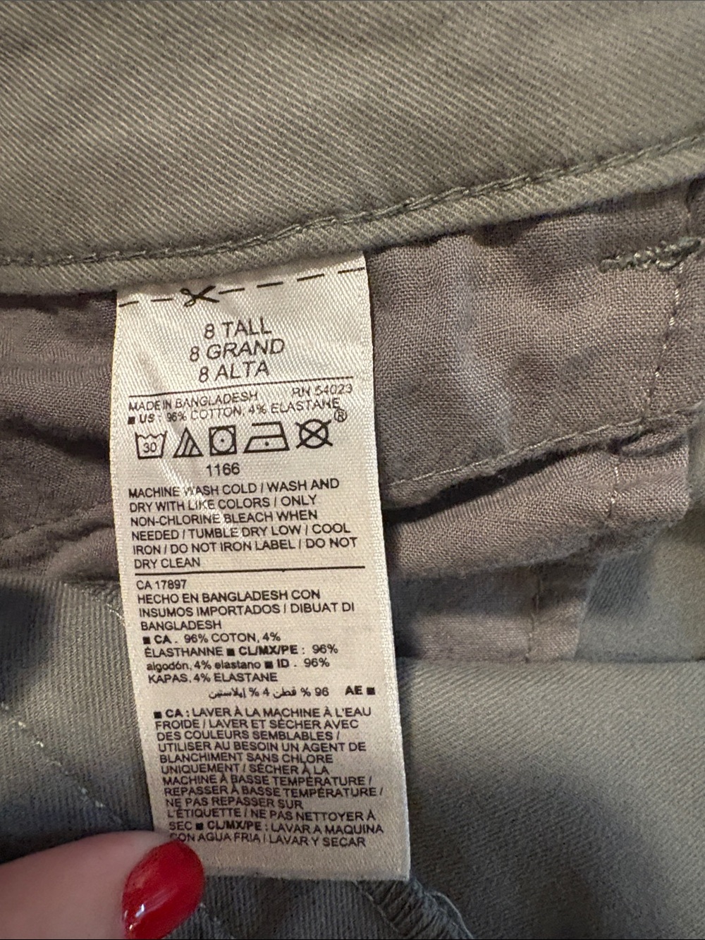 ❤️ old navy chino pixie pant - Picture 3 of 5